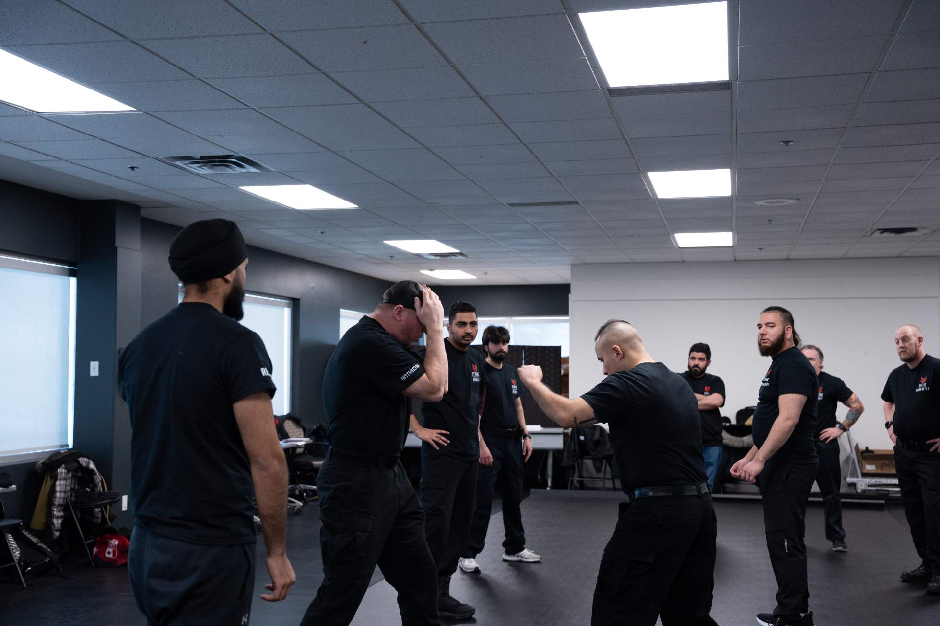 strike-training-systems-calgary-defensive-blocking-drill-full-class-01-Calgary
